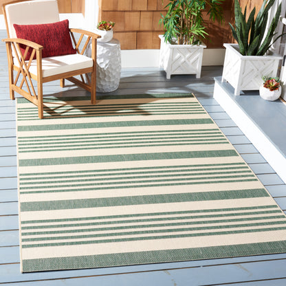 Safavieh Courtyard Cy6062-322 Beige/Dark Green Area Rug