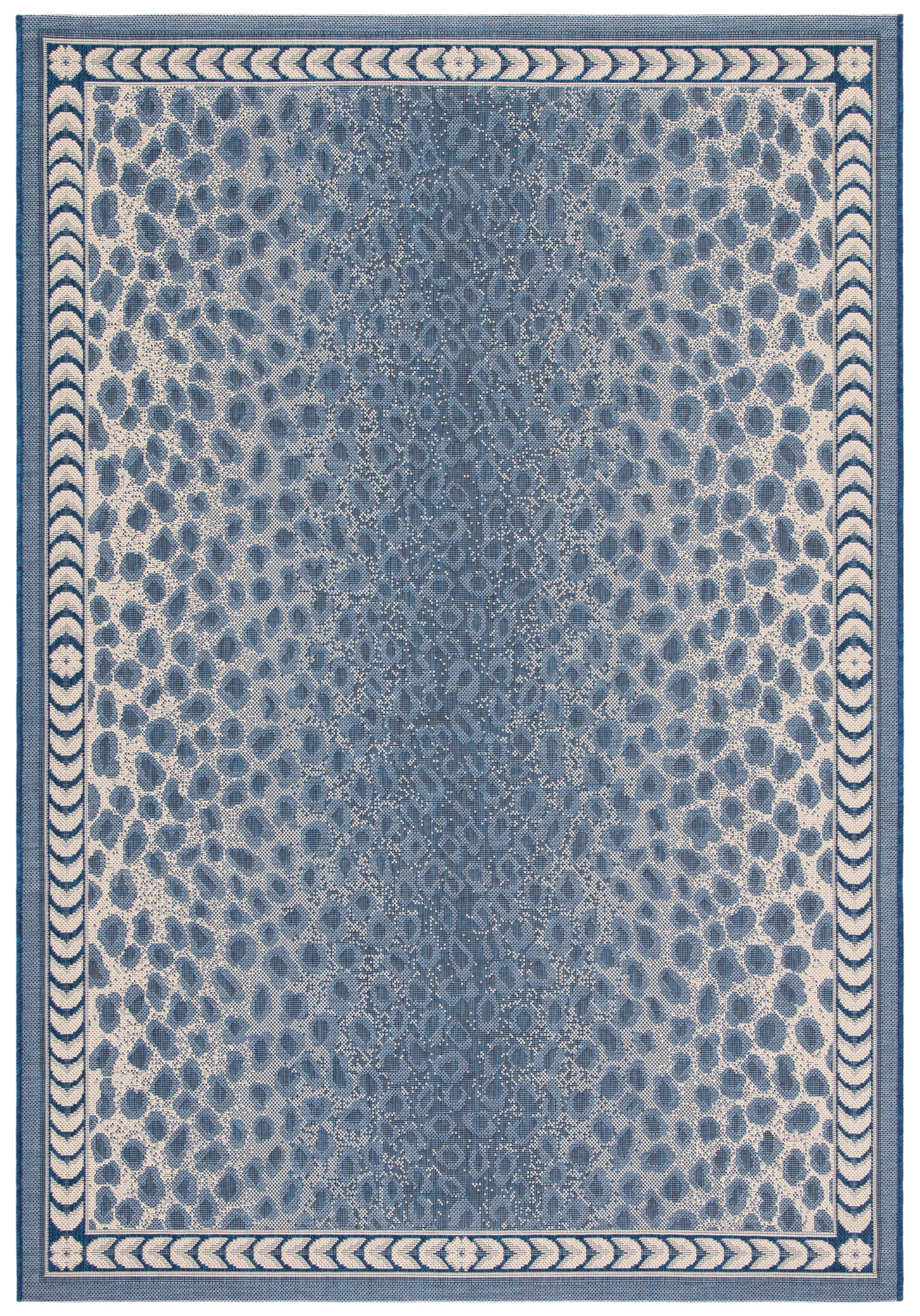 Safavieh Courtyard Cy6100-25812 Navy/Beige Area Rug