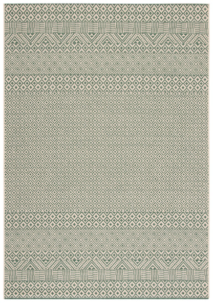 Safavieh Courtyard Cy6235-32212 Dark Green/Beige Area Rug