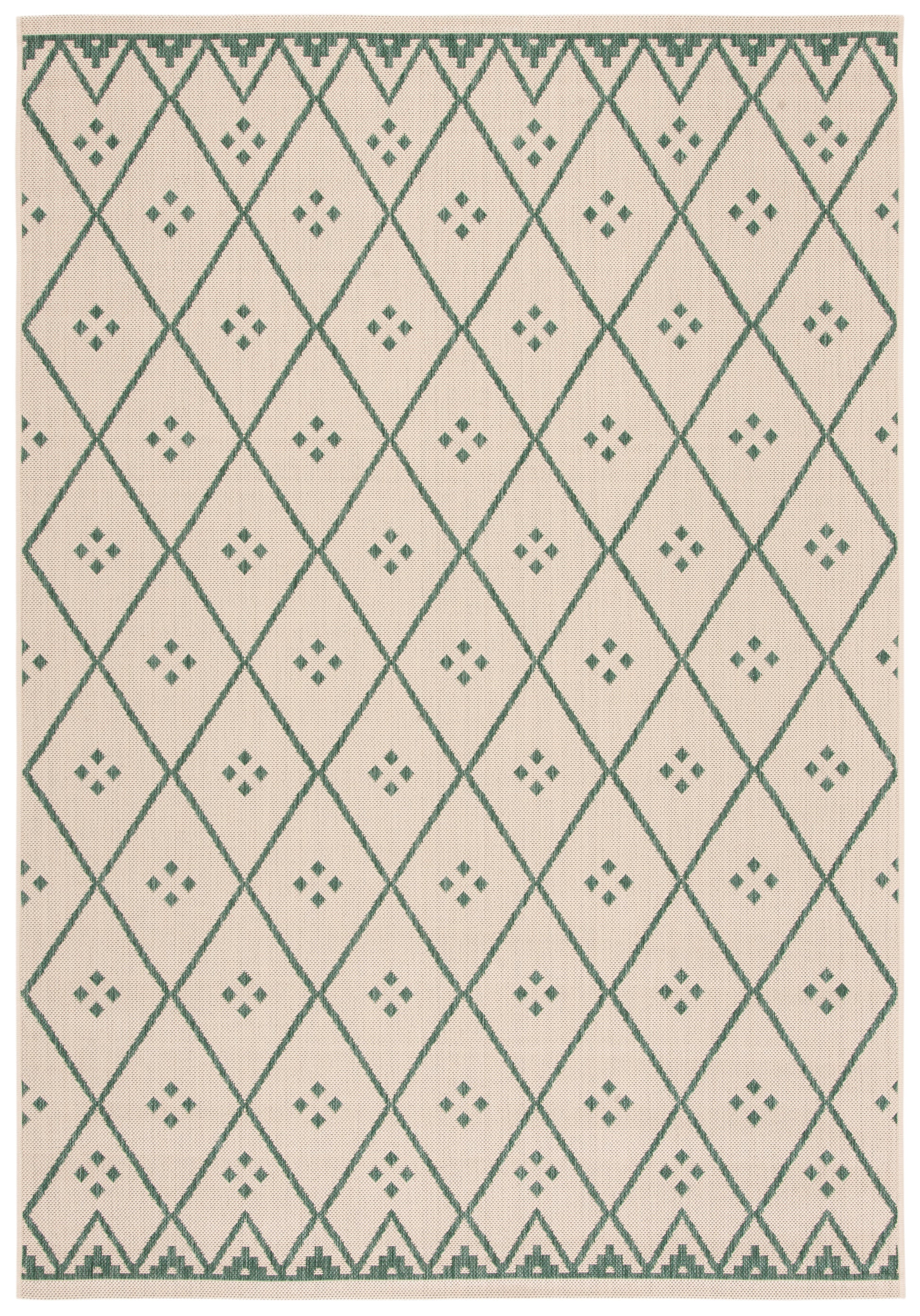 Safavieh Courtyard Cy6303-322 Beige/Green Area Rug