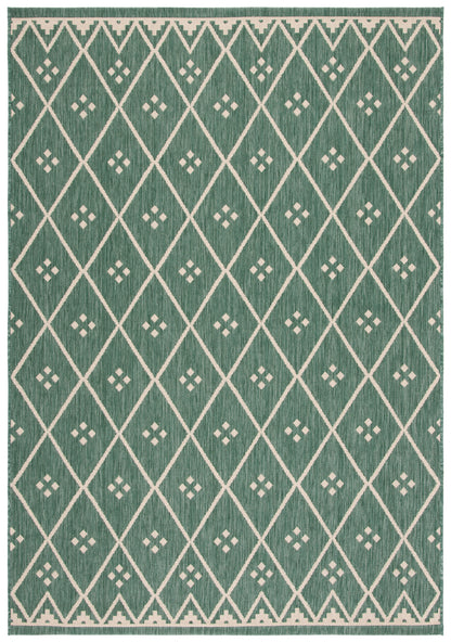 Safavieh Courtyard Cy6303-323 Dark Green/Beige Area Rug