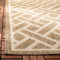 Safavieh Courtyard Cy6306-232 Brown/Light Beige Area Rug