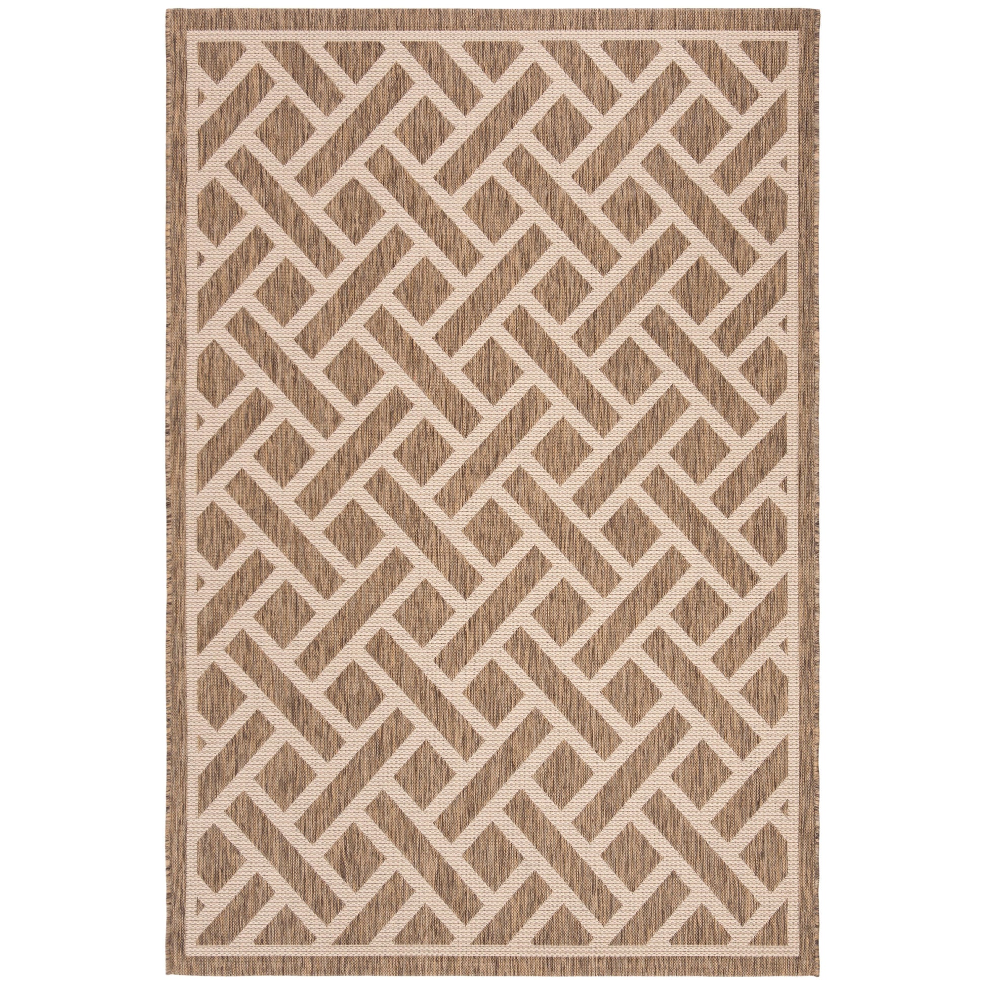 Safavieh Courtyard Cy6306-232 Brown/Light Beige Area Rug