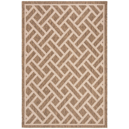 Safavieh Courtyard Cy6306-232 Brown/Light Beige Area Rug