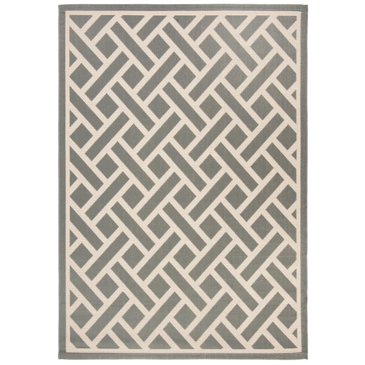 Safavieh Courtyard Cy6306-236 Anthracite/Light Beige Area Rug