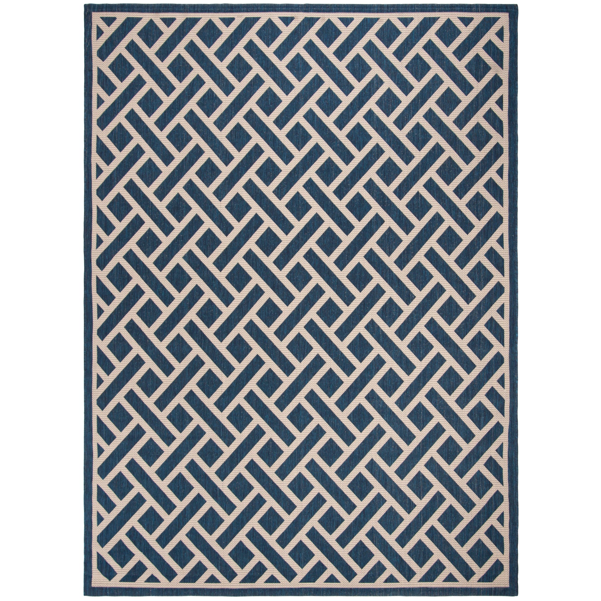 Safavieh Courtyard Cy6306-258 Navy/Light Beige Area Rug