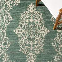 Safavieh Courtyard Cy6332-32221 Dark Green/Beige Area Rug