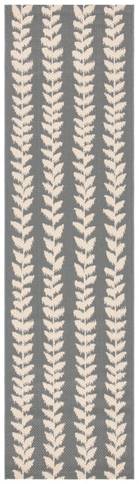 Safavieh Courtyard Cy6343 Anthracite/Beige Area Rug