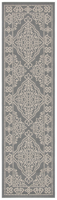 Safavieh Courtyard Cy6344 Anthracite/Beige Area Rug