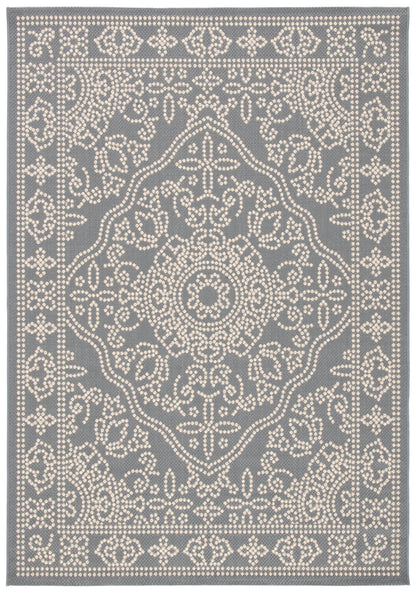 Safavieh Courtyard Cy6344 Anthracite/Beige Area Rug