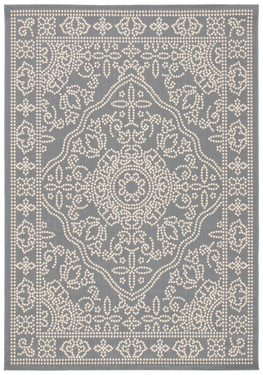 Safavieh Courtyard Cy6344 Anthracite/Beige Area Rug