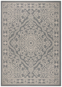 Safavieh Courtyard Cy6344 Anthracite/Beige Area Rug