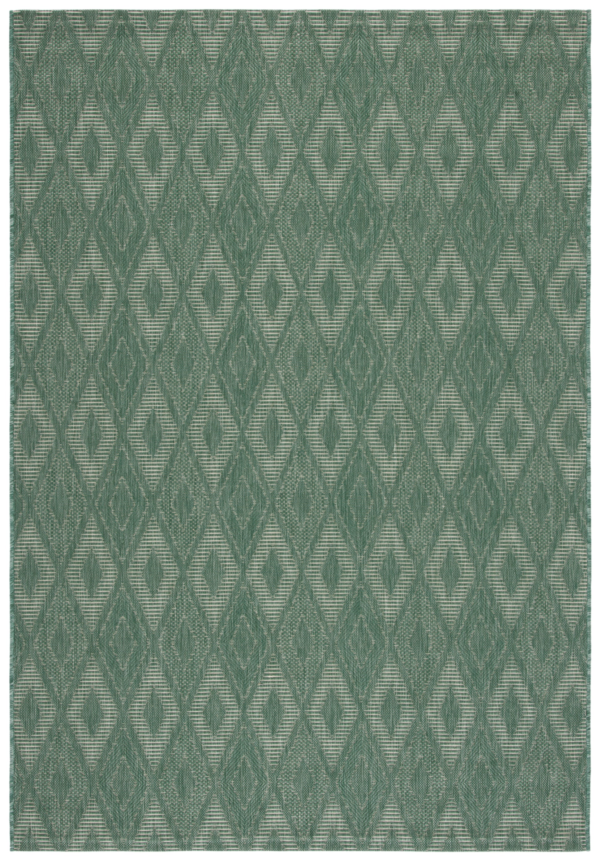 Safavieh Courtyard Cy6522-32222 Dark Green/Beige Area Rug