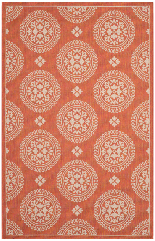 Safavieh Courtyard Cy6716 Terracotta Area Rug