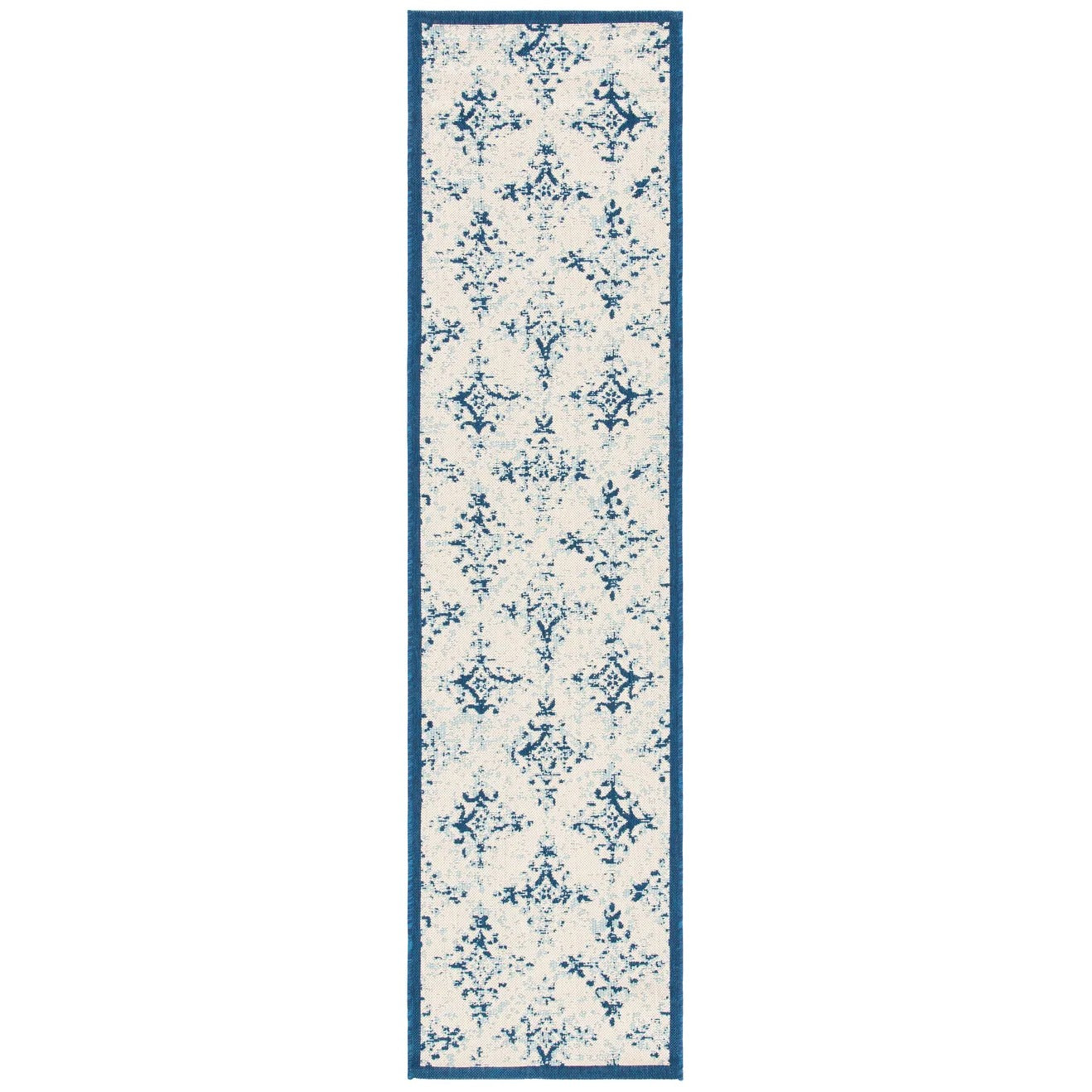 Safavieh Courtyard Cy6784-25812 Ivory/Navy Area Rug