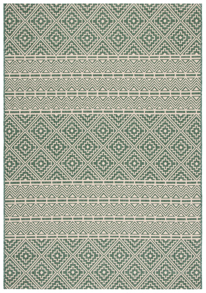 Safavieh Courtyard Cy6787-32221 Dark Green/Beige Area Rug