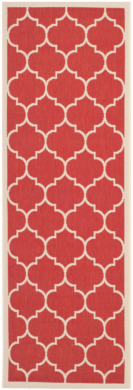 Safavieh Courtyard Cy6914 Red/Bone Rug.