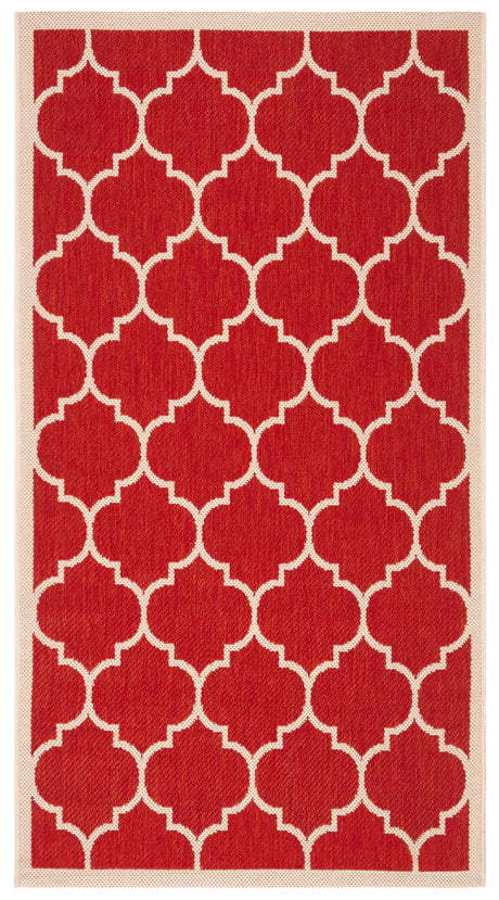 Safavieh Courtyard Cy6914 Red/Bone Rug.