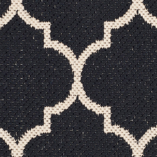 Safavieh Courtyard Cy6914 Black/Beige Rug.