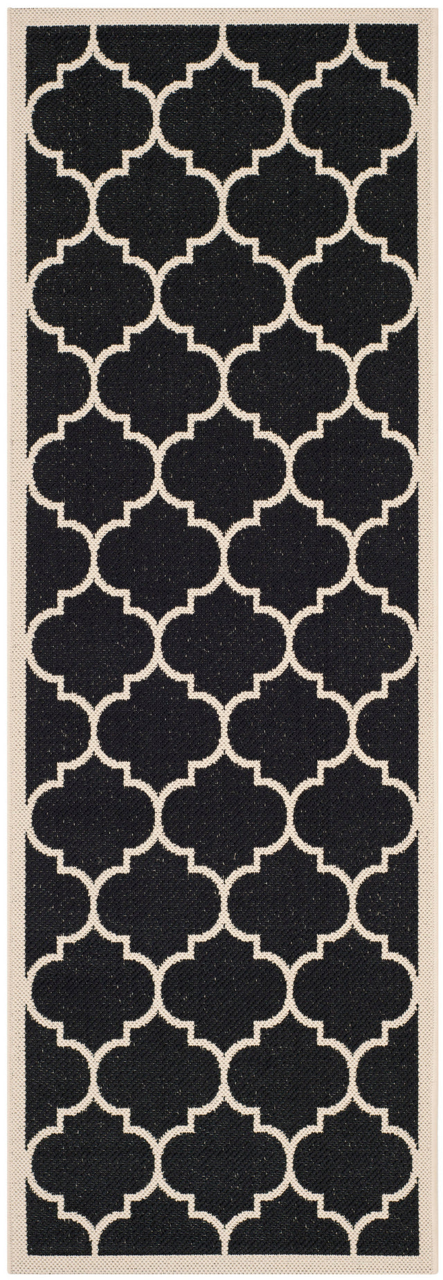 Safavieh Courtyard Cy6914 Black/Beige Rug.