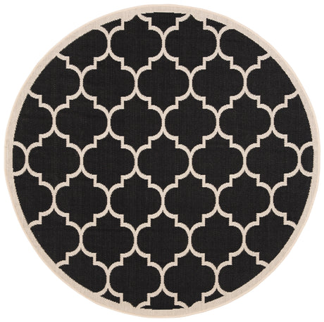 Safavieh Courtyard Cy6914 Black/Beige Area Rug