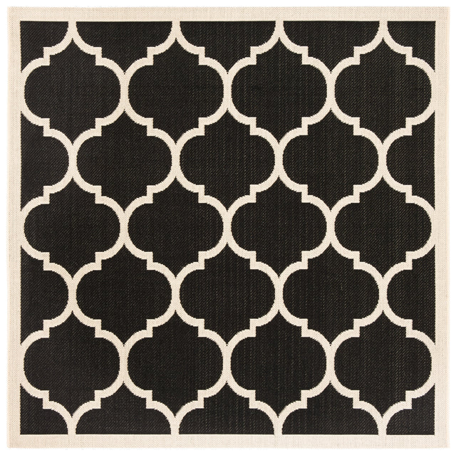 Safavieh Courtyard Cy6914 Black/Beige Rug.