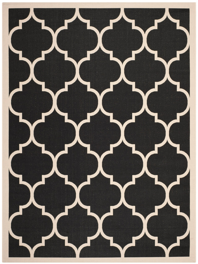 Safavieh Courtyard Cy6914 Black/Beige Rug.