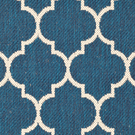 Safavieh Courtyard Cy6914 Navy/Beige Rug.