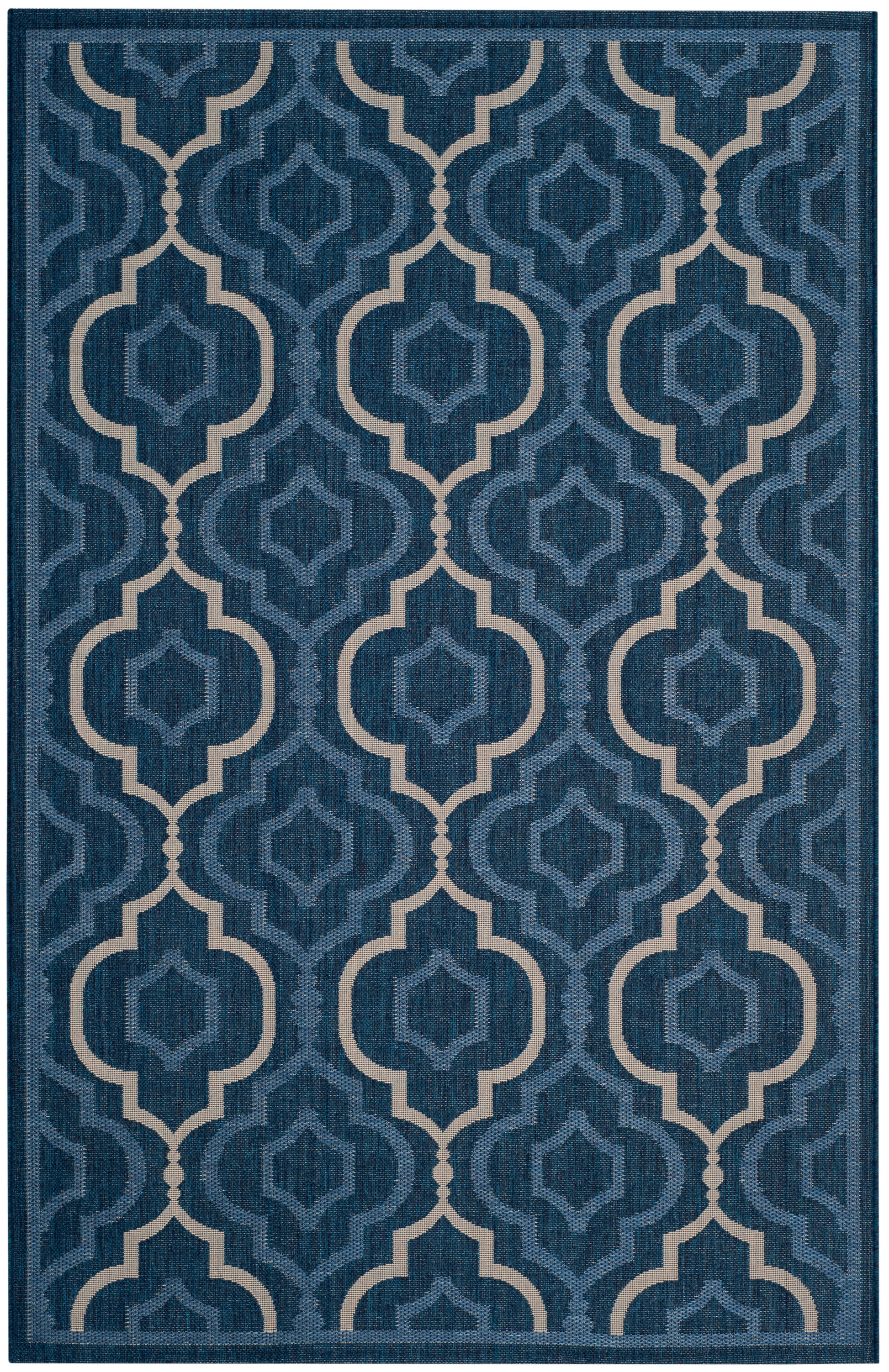 Safavieh Courtyard Cy7938 Navy/Beige Area Rug