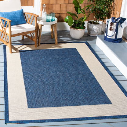 Safavieh Courtyard Cy7987-25821 Navy/Beige Area Rug