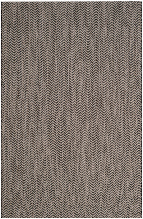 Safavieh Courtyard Cy8022 Black/Beige Area Rug