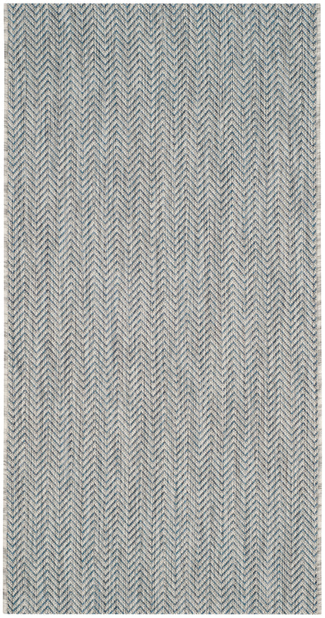 Safavieh Courtyard Cy8022 Grey/Navy Area Rug