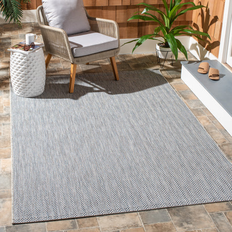 Safavieh Courtyard Cy8022 Grey/Navy Area Rug