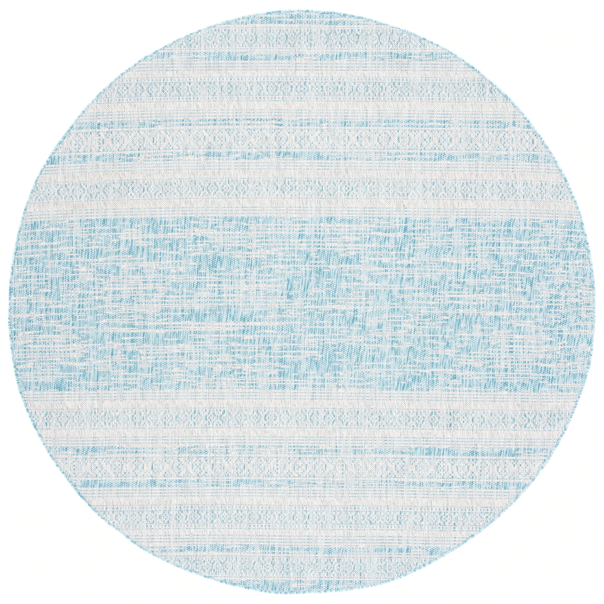 Safavieh Courtyard Cy8061-37121 Aqua/Grey Area Rug