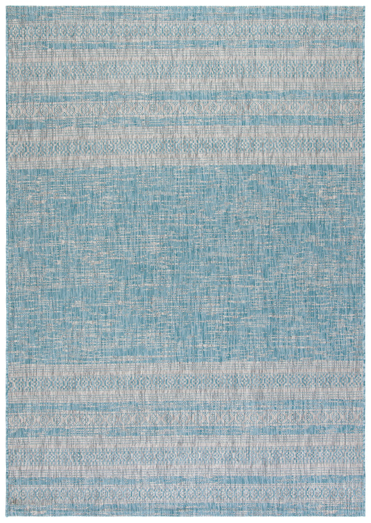 Safavieh Courtyard Cy8061 Aqua/Grey Area Rug