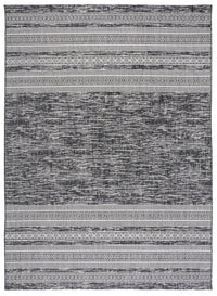 Safavieh Courtyard Cy8061 Black/Light Grey Area Rug