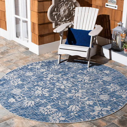 Safavieh Courtyard Cy8064-36821 Navy/Grey Area Rug