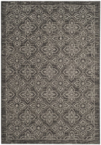 Safavieh Courtyard Cy8066-37621 Black/Light Grey Area Rug