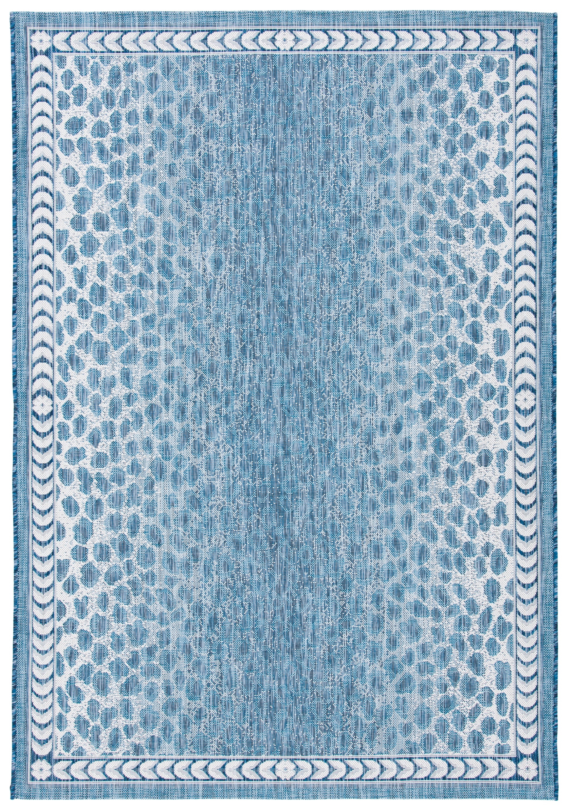 Safavieh Courtyard Cy8100 Blue/Ivory Area Rug