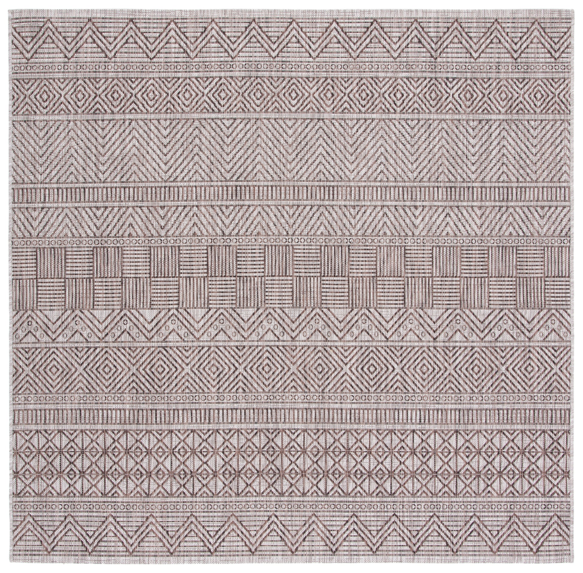 Safavieh Courtyard Cy8196-36312 Grey/Brown Area Rug