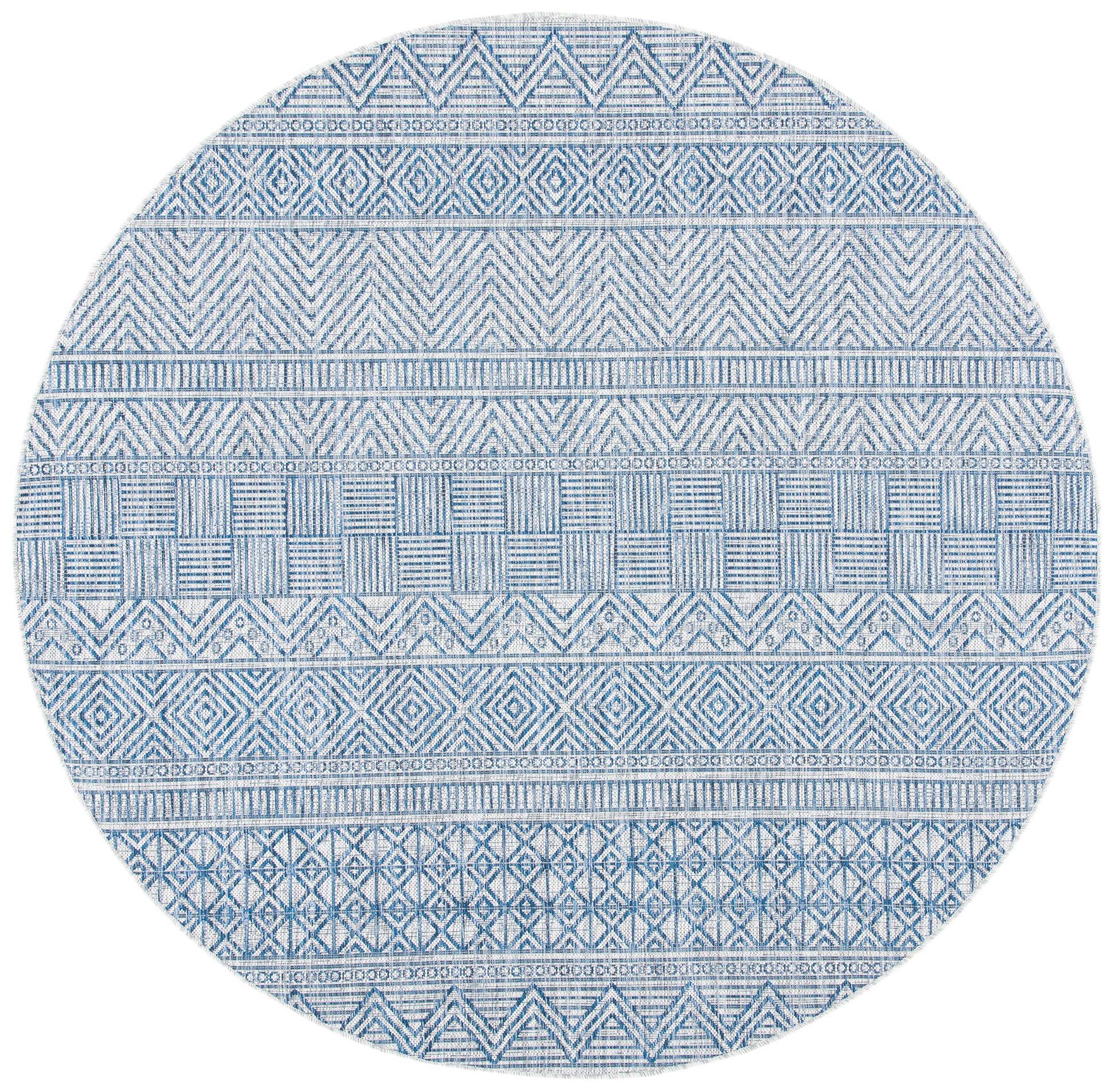 Safavieh Courtyard Cy8196-36812 Grey/Navy Area Rug