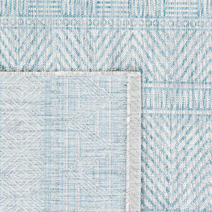 Safavieh Courtyard Cy8196-37112 Light Grey/Aqua Area Rug