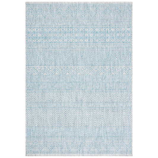 Safavieh Courtyard Cy8196-37112 Light Grey/Aqua Area Rug