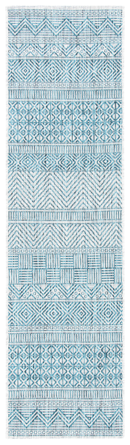 Safavieh Courtyard Cy8196-37212 Grey/Teal Area Rug