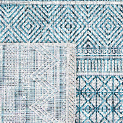 Safavieh Courtyard Cy8196-37212 Grey/Teal Area Rug