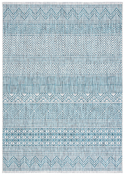 Safavieh Courtyard Cy8196-37212 Grey/Teal Area Rug