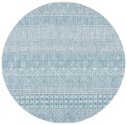 Safavieh Courtyard Cy8196-37212 Grey/Teal Area Rug