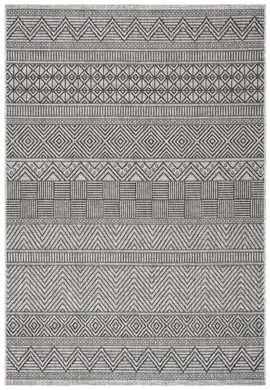 Safavieh Courtyard Cy8196-37612 Black/Grey Area Rug