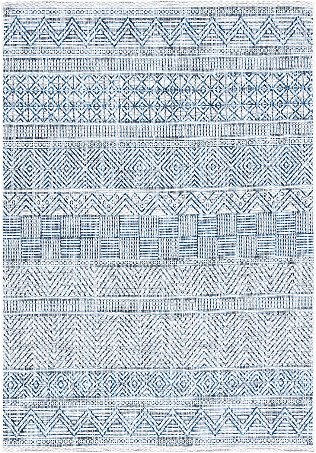 Safavieh Courtyard Cy8196-53412 Ivory/Navy Area Rug