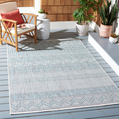 Safavieh Courtyard Cy8196-53512 Ivory/Turquoise Area Rug